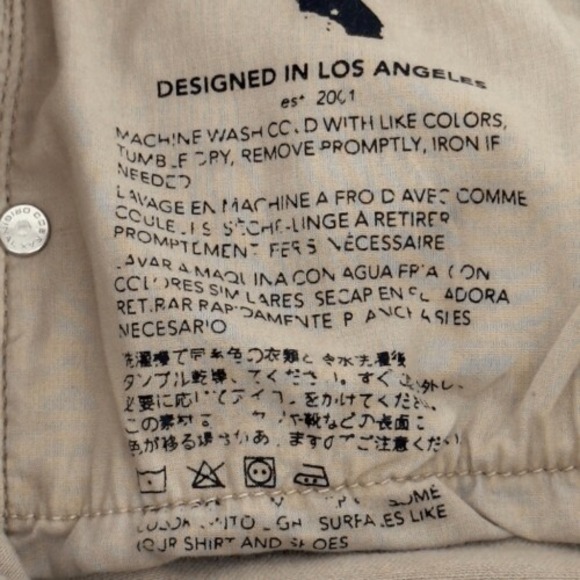 AG‎ Adriano Goldschmied Prima Ankle Cigarette Jeans Beige Khaki Size 26 - Picture 13 of 14